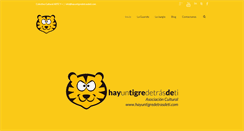 Desktop Screenshot of hayuntigredetrasdeti.com